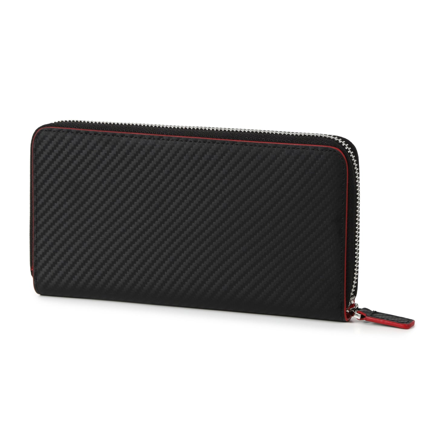 長財布 メンズ カーボンレザー 本革 ラウンドファスナー 大容量 カード入れ 小銭 お札 使いやすい おしゃれ 牛革 カーボン 20代 30代 40代 50代 60代 ギフト プレゼント 誕生日 母の日 敬老の日 お祝い