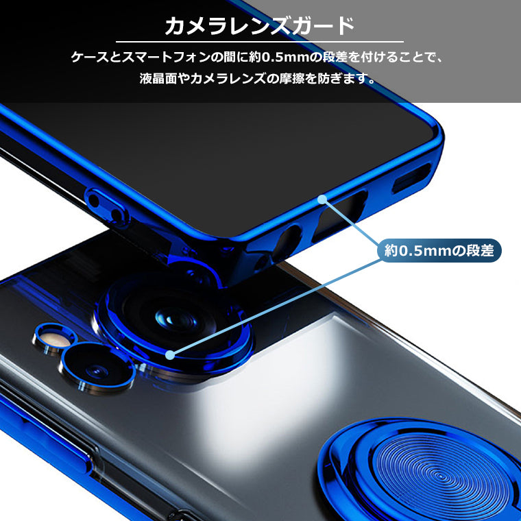 AQUOS wish4 sense9 sense7 sense7plus sense8 ケース SH-53C AQUOS sense7 SHG10 SH-M24 スマホケース リング付き メッキ クリアTPU AQUOS wish4 SH-52E SH-M27 sense8 SH-54D SHG11 SH-M26 SH-53E SHG14 plus カバー スマホカバー アクオス リング 韓国 楽天モバイル