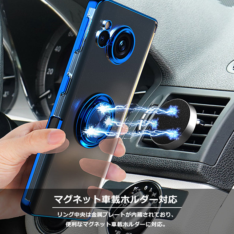AQUOS wish4 sense9 sense7 sense7plus sense8 ケース SH-53C AQUOS sense7 SHG10 SH-M24 スマホケース リング付き メッキ クリアTPU AQUOS wish4 SH-52E SH-M27 sense8 SH-54D SHG11 SH-M26 SH-53E SHG14 plus カバー スマホカバー アクオス リング 韓国 楽天モバイル