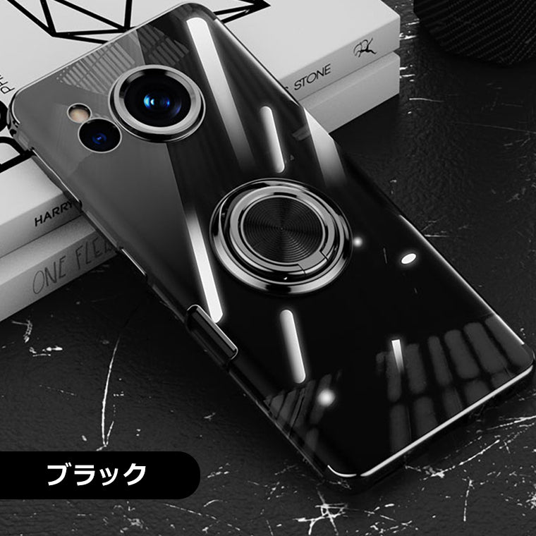 AQUOS wish4 sense9 sense7 sense7plus sense8 ケース SH-53C AQUOS sense7 SHG10 SH-M24 スマホケース リング付き メッキ クリアTPU AQUOS wish4 SH-52E SH-M27 sense8 SH-54D SHG11 SH-M26 SH-53E SHG14 plus カバー スマホカバー アクオス リング 韓国 楽天モバイル