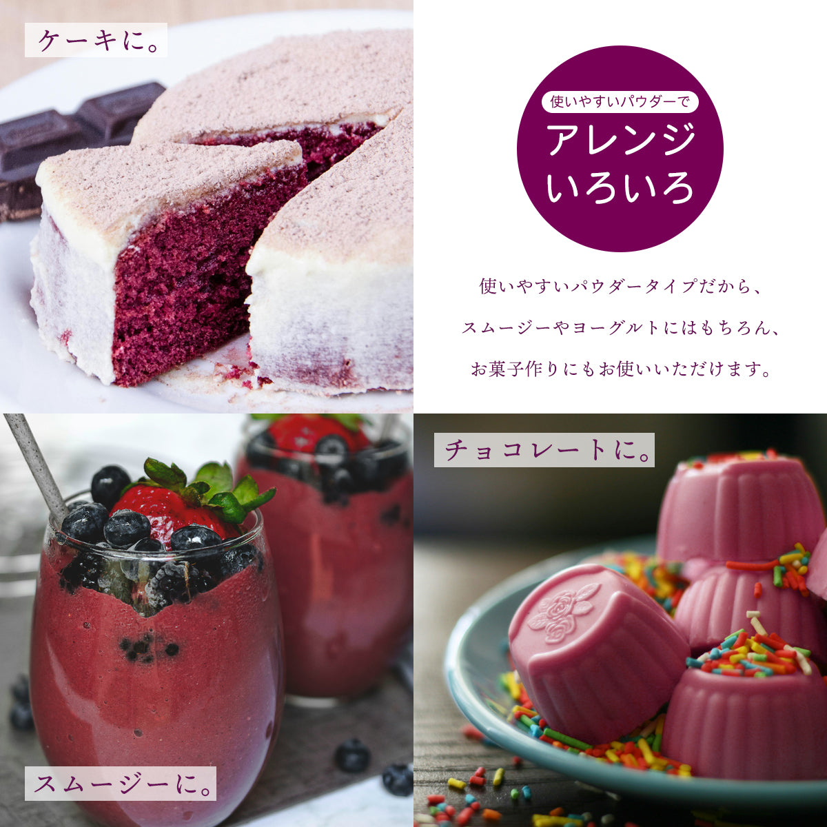 カシスパウダー 100g ポーランド産 カシス 粉末 スプレードライパウダー 果汁 ヨーグルト スムージー ジュース お菓子作り 材料 アントシアニン ビタミン ミネラル