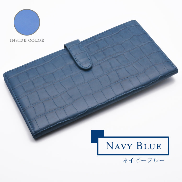 長財布 レディース 薄い クロコ柄 財布 大容量 使いやすい 軽量 小銭入れ カード入れ 札入れ 薄型 ベルト付き おしゃれ スマート サイフ 20代 30代 40代 50代 プレゼント 母の日 就職祝い 誕生日 クロコダイル調 かわいい