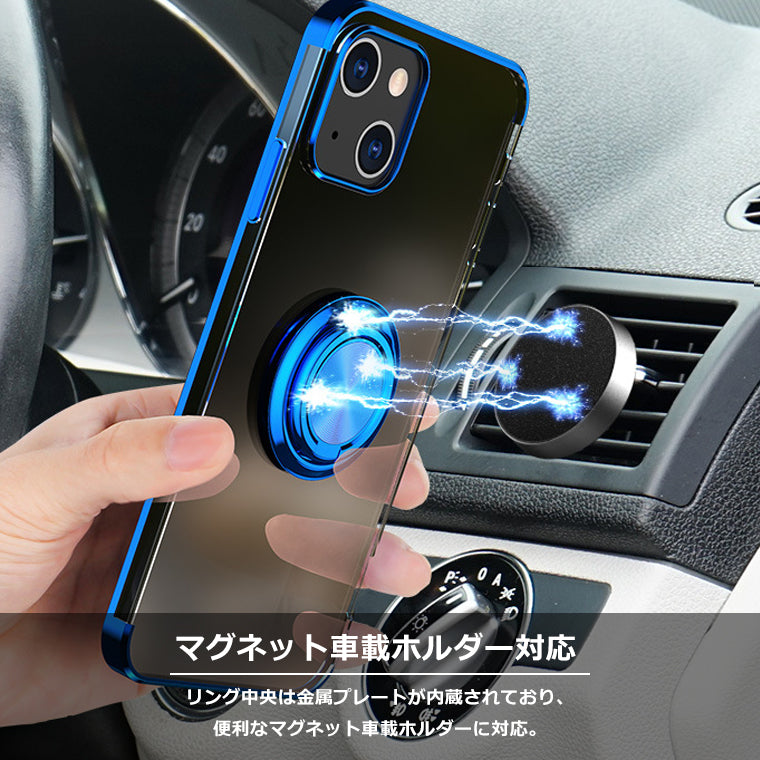 iPhone16 iPhone15 ケース リング付き メッキ クリアTPU iPhone 15Pro 15Plus 15Promax カバー アイフォン15 プロ プラス プロマックス スマホケース スマホカバー アイフォン スタンド リング 韓国 サイドメッキ 耐衝撃