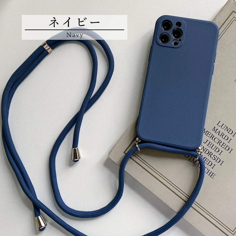 iPhone15 iPhone14 iPhone13 SE2 SE3 ケース ショルダー ロープストラップ TPU iPhone 15 14 7 8 スマホショルダー アイフォン se 第2世代 第3世代 スマホケース 長さ調節 肩掛け コードストラップ カジュアル プレゼント