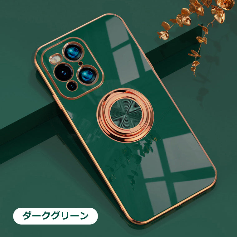 iPhone12 iPhone12Pro ケース リング付き ラジウム iPhone SE2 第2世代 iPhone SE3 第3世代 iPhone12ProMax mini スマホケース 耐衝撃 カバー アイフォン メッキ TPU 韓国 プロ マックス ミニ スタンド ストラップホール スマホカバー リング iPhone 12 iPhone8