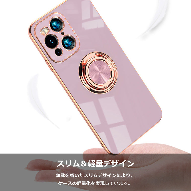 iPhone12 iPhone12Pro ケース リング付き ラジウム iPhone SE2 第2世代 iPhone SE3 第3世代 iPhone12ProMax mini スマホケース 耐衝撃 カバー アイフォン メッキ TPU 韓国 プロ マックス ミニ スタンド ストラップホール スマホカバー リング iPhone 12 iPhone8
