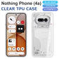 Nothing Phone 4a ケース ソフト スーパークリア スマホケース TPU 透明 カバー 保護 NothingPhone4a ナッシングフォン Nothing Phone (4a)