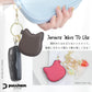 本革 猫型 キーホルダー ぷくちゃむ 正規品 ぷっくり かわいい チャーム KNUTe 革 シボ ナスカンフック キーリング じゃら付け バッグチャーム ネコ ねこ おしゃれ レディース プレゼント ギフト メンズ 誕生日 お祝い プレゼント